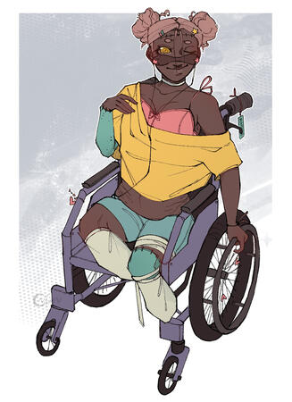 Pen Sketch Full-Body